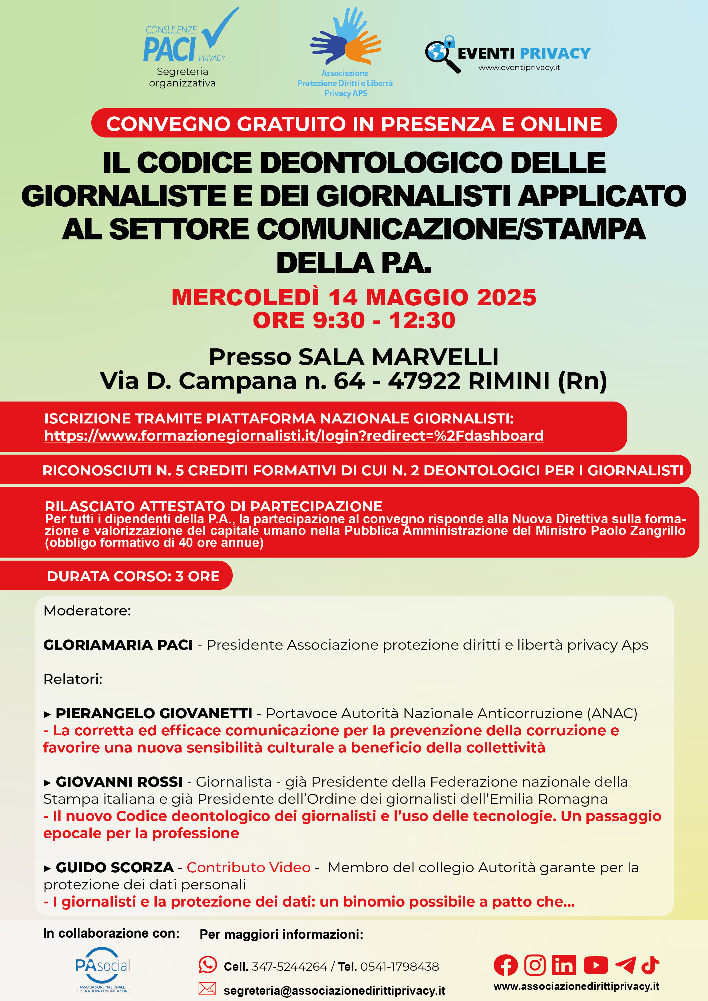 IL CODICE DEONTOLOGICO DELLE GIORNALISTE E DEI GIORNALISTI APPLICATO AL SETTORE COMUNICAZIONE/STAMPA DELLA P.A.